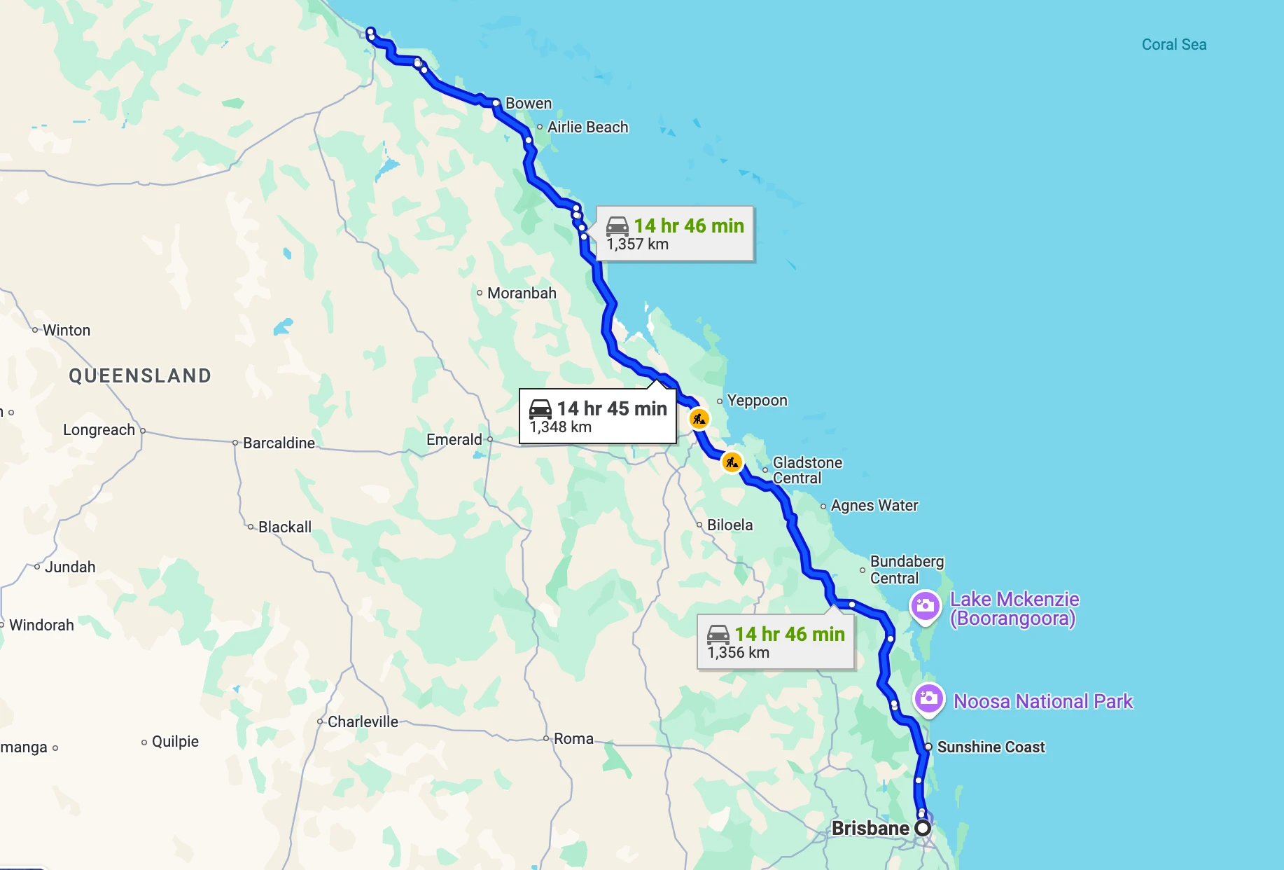 Brisbane to Towmville